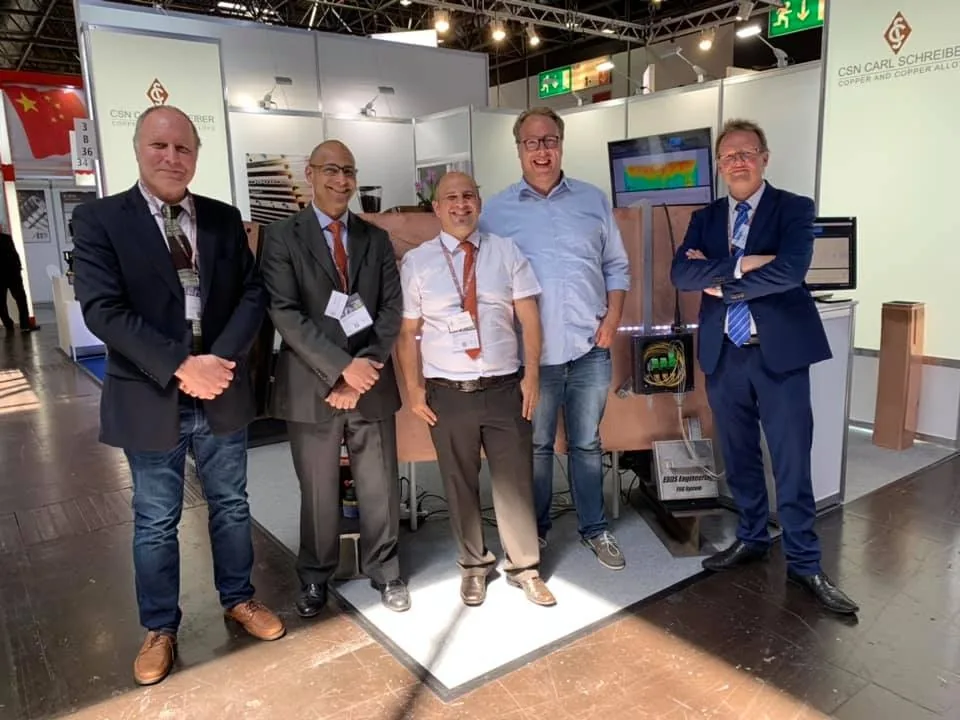 EBDS & Carl Schreiber team - trade-show stand